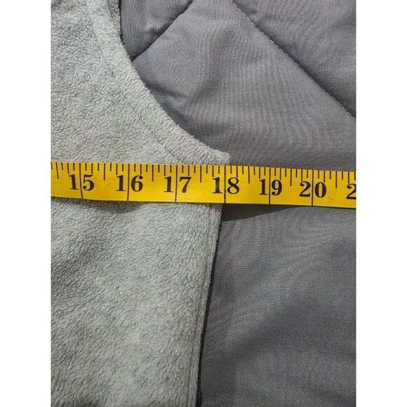 Columbia Vest Women's Size Small Light Gray Fleece Full Zip with Pockets - Picture 4 of 5